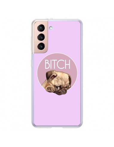 Coque Samsung Galaxy S21 Plus 5G Bulldog Bitch - Maryline Cazenave