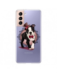 Coque Samsung Galaxy S21 Plus 5G Chien Bulldog Dog...