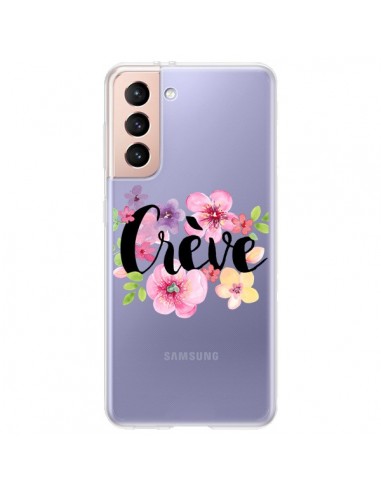 Coque Samsung Galaxy S21 Plus 5G Crève Fleurs Transparente - Maryline Cazenave