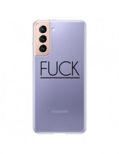 Coque Samsung Galaxy S21 Plus 5G Fuck Transparente -...