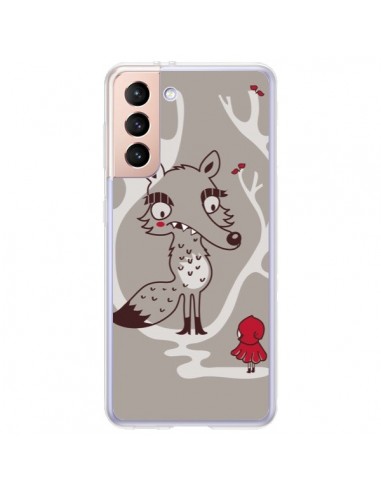 Coque Samsung Galaxy S21 Plus 5G Le Petit Chaperon Rouge Loup - Maria Jose Da Luz