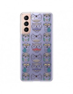 Coque Samsung Galaxy S21 Plus 5G Chouettes Owl Hibou...