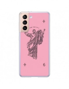 Coque Samsung Galaxy S21 Plus 5G God Pink Drake Chanteur...