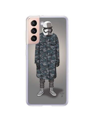 Coque Samsung Galaxy S21 Plus 5G White Trooper Soldat Yeezy - Mikadololo