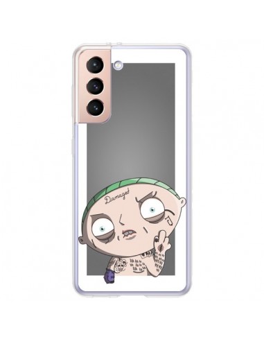 Coque Samsung Galaxy S21 Plus 5G Stewie Joker Suicide Squad - Mikadololo