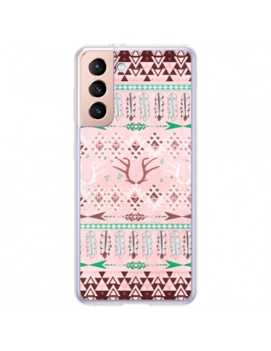 Coque Samsung Galaxy S21 Plus 5G Amadahy Cerf Azteque - Monica Martinez