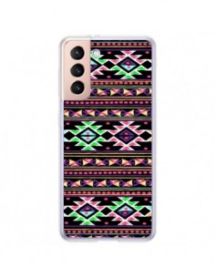 Coque Samsung Galaxy S21 Plus 5G Black Aylen Azteque -...
