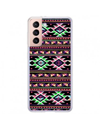 Coque Samsung Galaxy S21 Plus 5G Black Aylen Azteque - Monica Martinez