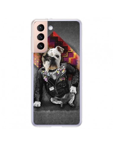 Coque Samsung Galaxy S21 Plus 5G Chien Bad Dog - Maximilian San