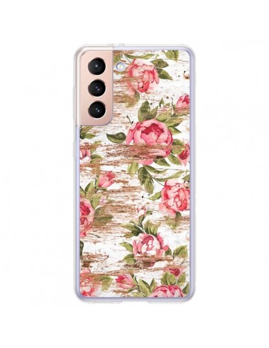 Coque Samsung Galaxy S21 Plus 5G Eco Love Pattern Bois Fleur - Maximilian San