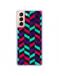 Coque Samsung Galaxy S21 Plus 5G Azteque Geometric Mundo...