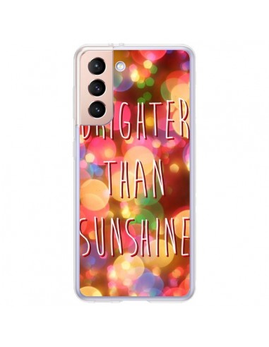 Coque Samsung Galaxy S21 Plus 5G Brighter Than Sunshine Paillettes - Maximilian San