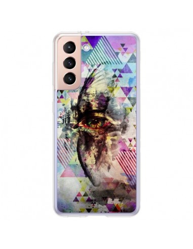 Coque Samsung Galaxy S21 Plus 5G Oeil Triangle Oiseau Cry Bird - Maximilian San