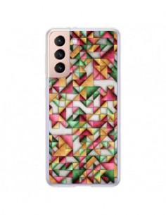 Coque Samsung Galaxy S21 Plus 5G Azteque Triangle...
