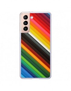 Coque Samsung Galaxy S21 Plus 5G Arc en Ciel Rainbow -...