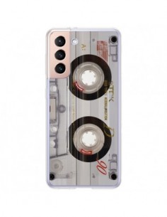 Coque Samsung Galaxy S21 Plus 5G Cassette Transparente K7...