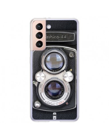 Coque Samsung Galaxy S21 Plus 5G Vintage Camera Yashica 44 Appareil Photo - Maximilian San