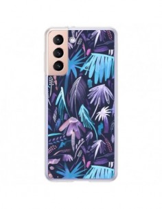 Coque Samsung Galaxy S21 Plus 5G Brushstrokes Tropical...