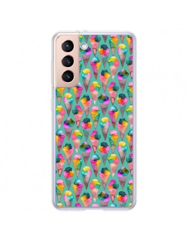 Coque Samsung Galaxy S21 Plus 5G Cute Ice Creams - Ninola Design