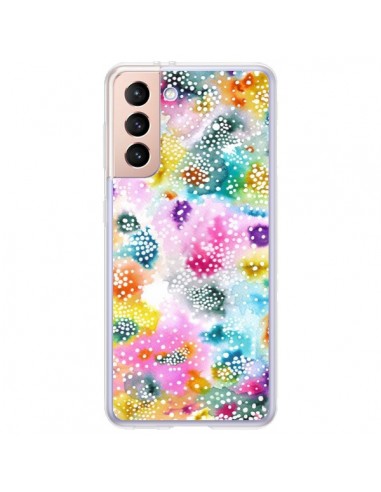 Coque Samsung Galaxy S21 Plus 5G Experimental Surface Colorful - Ninola Design