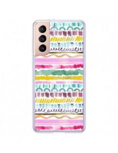 Coque Samsung Galaxy S21 Plus 5G Garlands Tribal - Ninola...