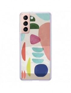 Coque Samsung Galaxy S21 Plus 5G Moody Geometry Multi...