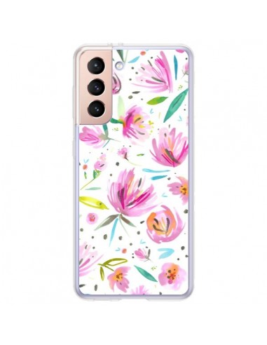 Coque Samsung Galaxy S21 Plus 5G Painterly Waterolor Texture - Ninola Design