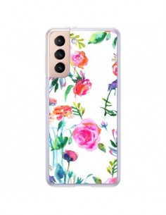 Coque Samsung Galaxy S21 Plus 5G Raining Clouds Blue -...