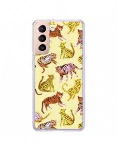 Coque Samsung Galaxy S21 Plus 5G Sweet Roses Blooms Mint...