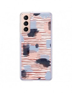 Coque Samsung Galaxy S21 Plus 5G Watercolor Stains...