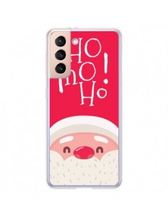 Coque Samsung Galaxy S21 Plus 5G Père Noël Oh Oh Oh Rouge...