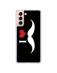 Coque Samsung Galaxy S21 Plus 5G I Love Moustache - Nico