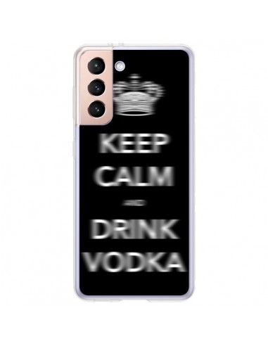 Coque Samsung Galaxy S21 Plus 5G Keep Calm and Drink Vodka - Nico