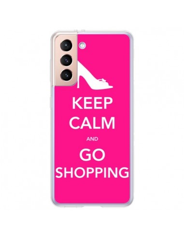 Coque Samsung Galaxy S21 Plus 5G Keep Calm and Go Shopping - Nico