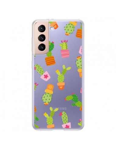 Coque Samsung Galaxy S21 Plus 5G Cactus Méli Mélo Transparente - Nico