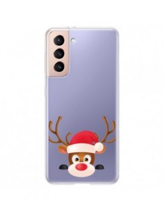 Coque Samsung Galaxy S21 Plus 5G Renne de Noël...
