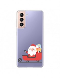 Coque Samsung Galaxy S21 Plus 5G Père Noël et son...