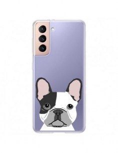 Coque Samsung Galaxy S21 Plus 5G Bulldog Français Chien...