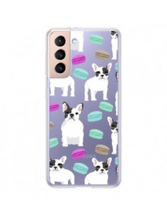 Coque Samsung Galaxy S21 Plus 5G Chiens Bulldog Français...