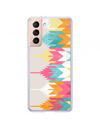 Coque Samsung Galaxy S21 Plus 5G Azteque Aztec Tribal Pura Vida - Pura Vida