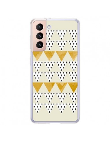 Coque Samsung Galaxy S21 Plus 5G Triangles Or Garland Gold - Pura Vida