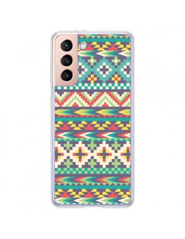 Coque Samsung Galaxy S21 Plus 5G Azteque Navahoy - Rachel Caldwell