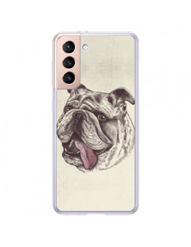 Coque Samsung Galaxy S21 Plus 5G Chien Bulldog - Rachel Caldwell