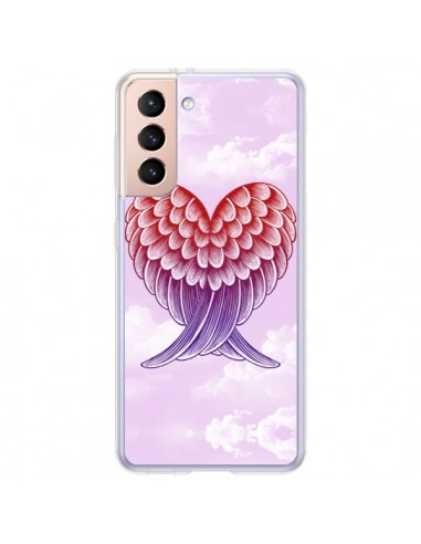 Coque Samsung Galaxy S21 Plus 5G Ailes d'ange Amour - Rachel Caldwell