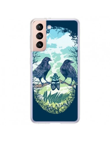 Coque Samsung Galaxy S21 Plus 5G Tête de Mort Nature - Rachel Caldwell