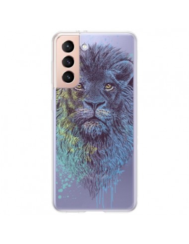 Coque Samsung Galaxy S21 Plus 5G Roi Lion King Transparente - Rachel Caldwell
