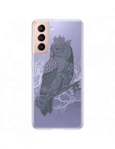 Coque Samsung Galaxy S21 Plus 5G Owl King Chouette Hibou...