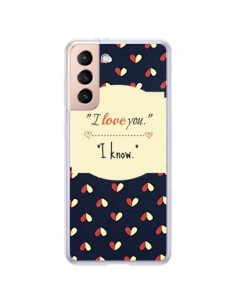 Coque Samsung Galaxy S21 Plus 5G I love you - R Delean