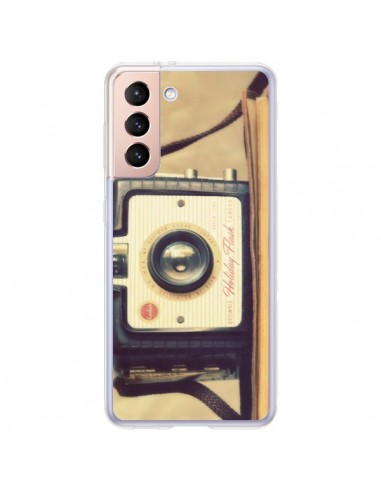 Coque Samsung Galaxy S21 Plus 5G Appareil Photos Vintage Smile - R Delean