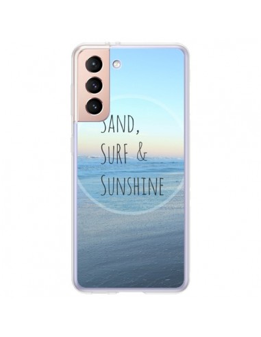 Coque Samsung Galaxy S21 Plus 5G Sand, Surf and Sunshine - R Delean